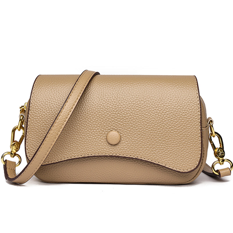 Chic Cowhide Leather 2024 Satchel