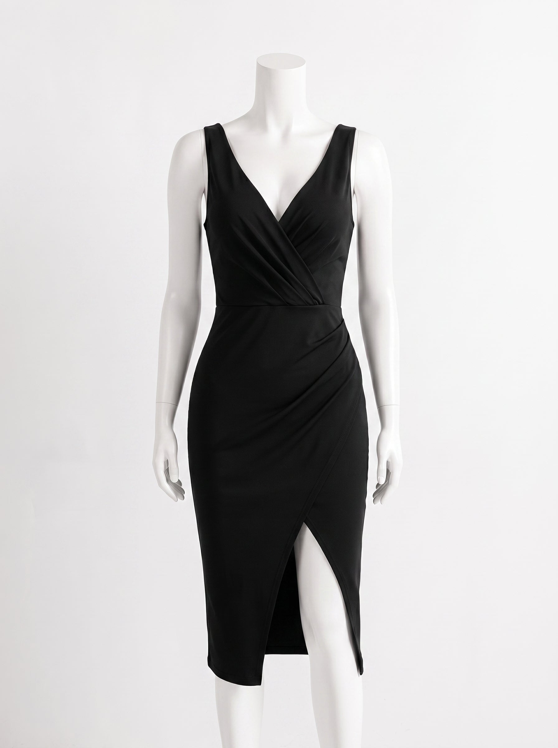V-neck Sleeveless Dress