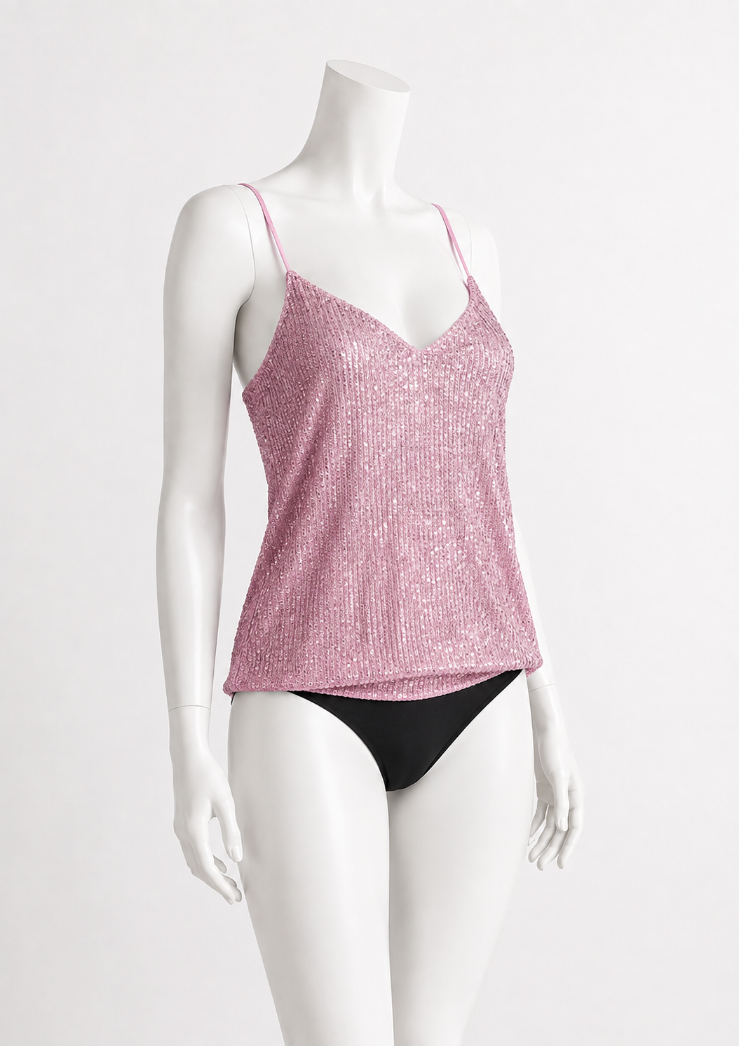 Glam Sequin V-Neck Top
