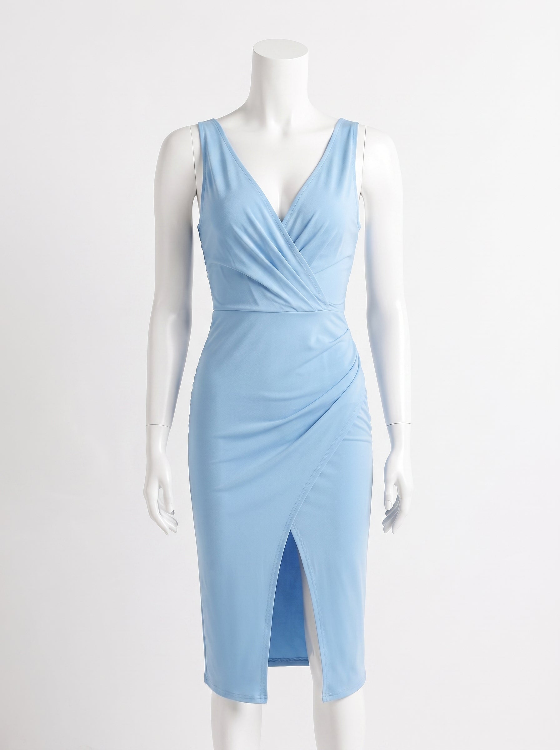 V-neck Sleeveless Dress