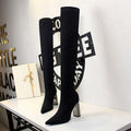 Metallic Elegance Chunky Heels