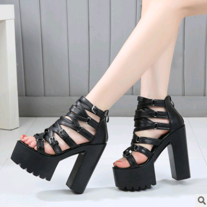 Elevate Chic High-Heel Platform Sandals