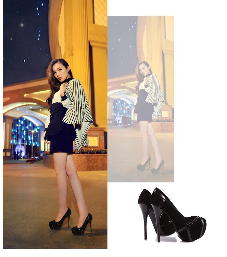 Vivid Stripe Elegance Heels